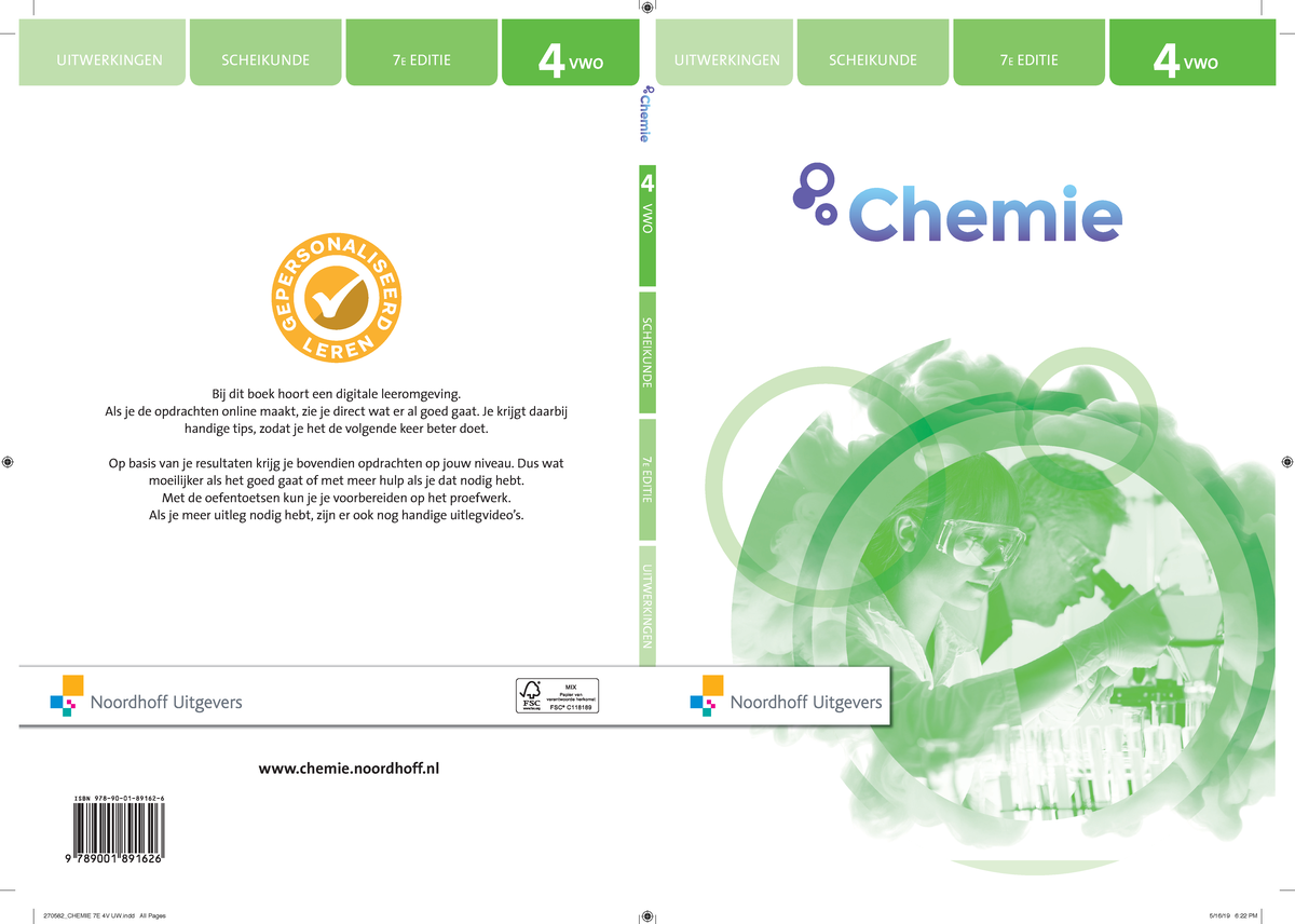 Chemie Uitwerkingen VWO 4 - 7e Editie Samenvatting en Tips - Studeersnel