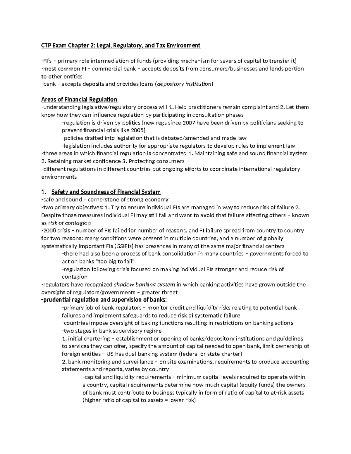 CTP Exam Chapter 2 - CTP Exam study guide - CTP Exam Chapter 2: Legal ...