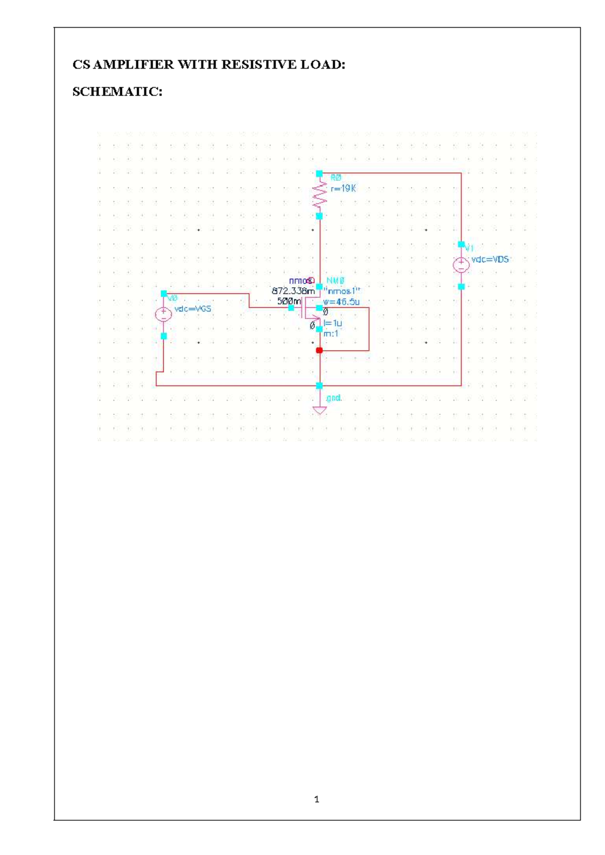 CS Amplifier with Resistive Load: Analysis & Characteristics (Analog IC ...