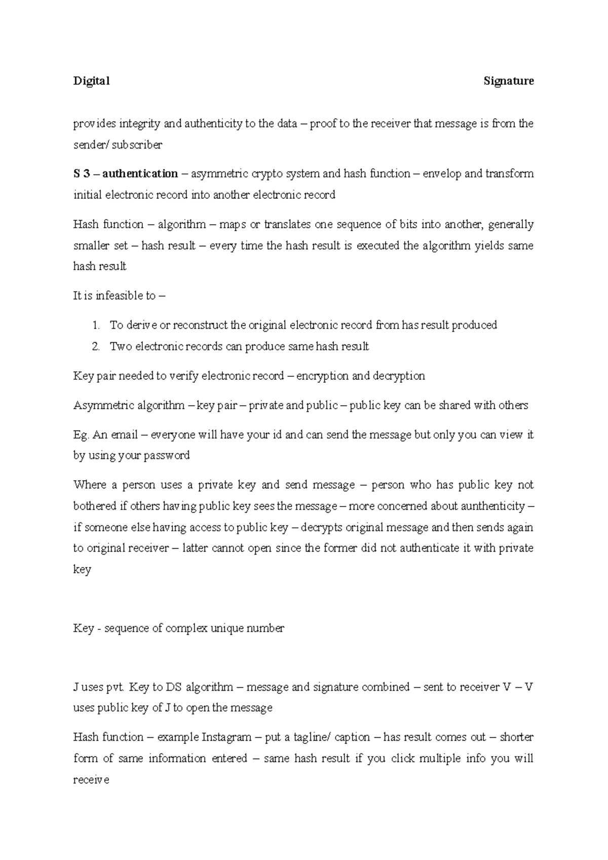 Cyber Law Notes 2: Understanding Digital Signatures & IT Act Provisions ...