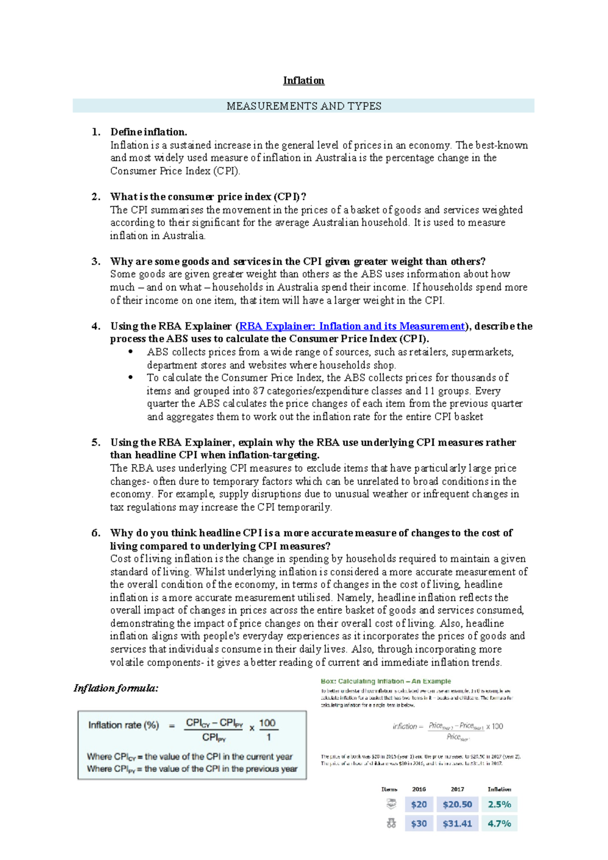 Inflation Measurement and Types: Understanding CPI and Its Impacts ...