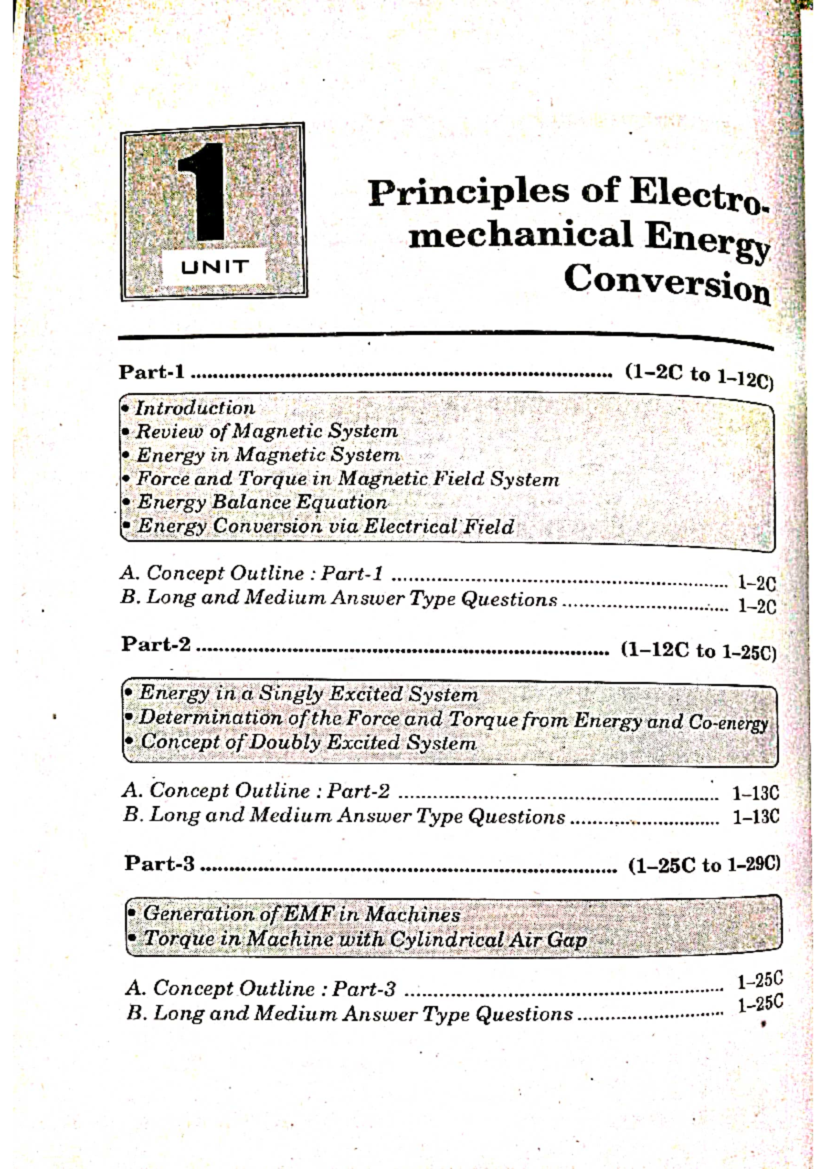 Electrical Machines-I (EN-Sem-4) Principles of Electromechanical ...