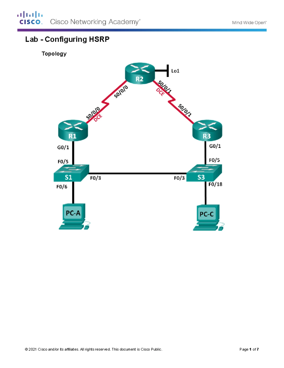 3.6.2 Lab - Implement VLANs and Trunking - Topology Addressing Table ...