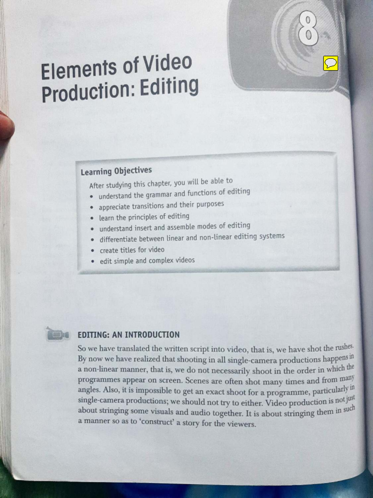 Elemements of video production editing - 0 Elements of Video Production ...