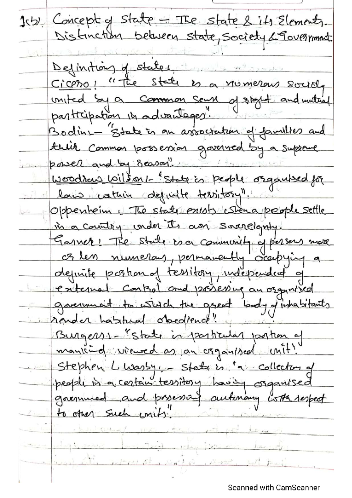 Concept of State: Elements, Features, and Distinctions - Pol Science ...