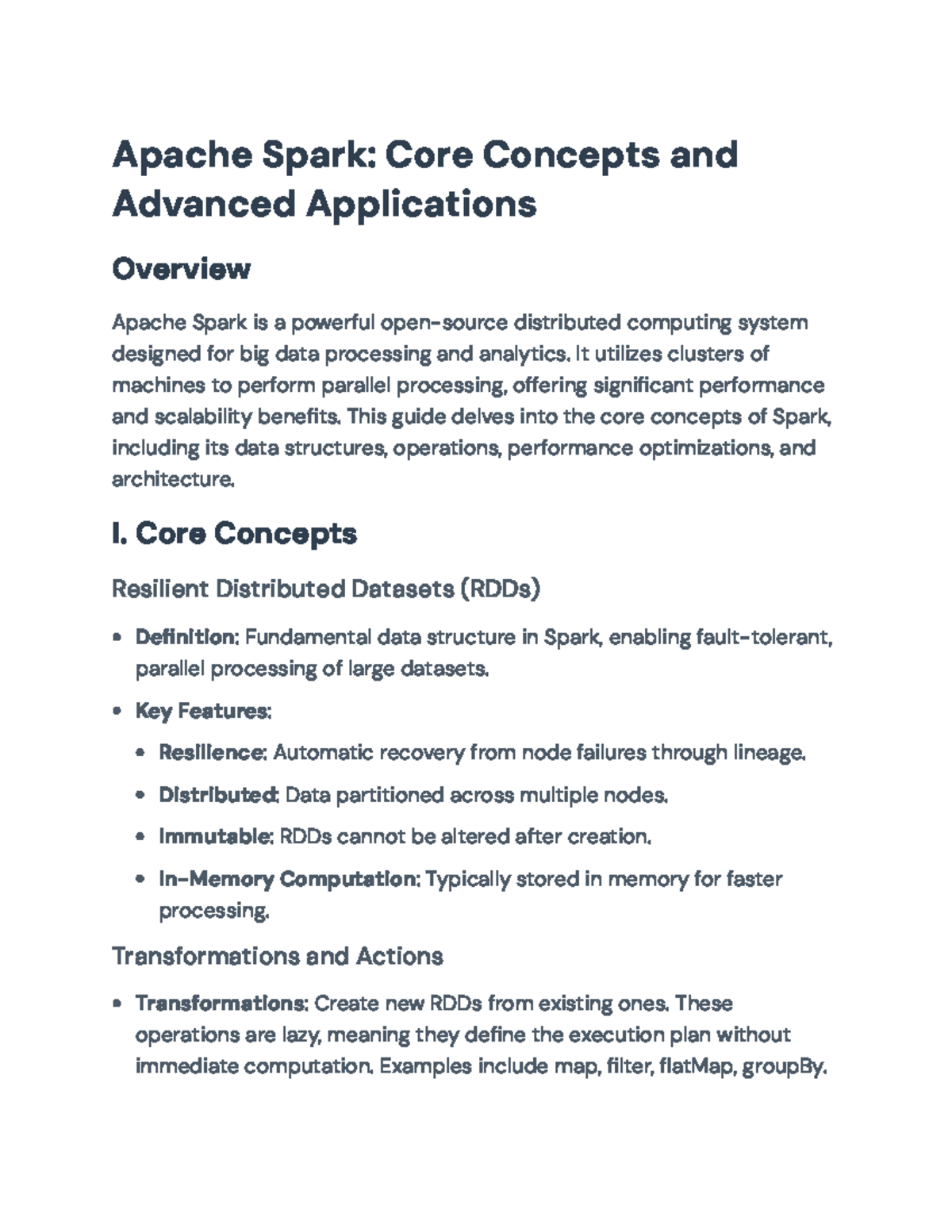 Apache Spark: Core Concepts and Advanced Applications Guide - Apache ...