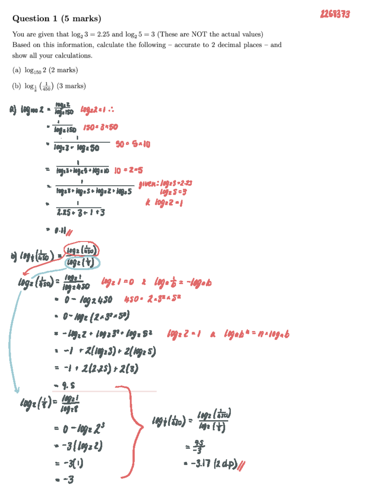 FINC102 Assignment Two: Logarithmic Functions and Exponential Rules ...