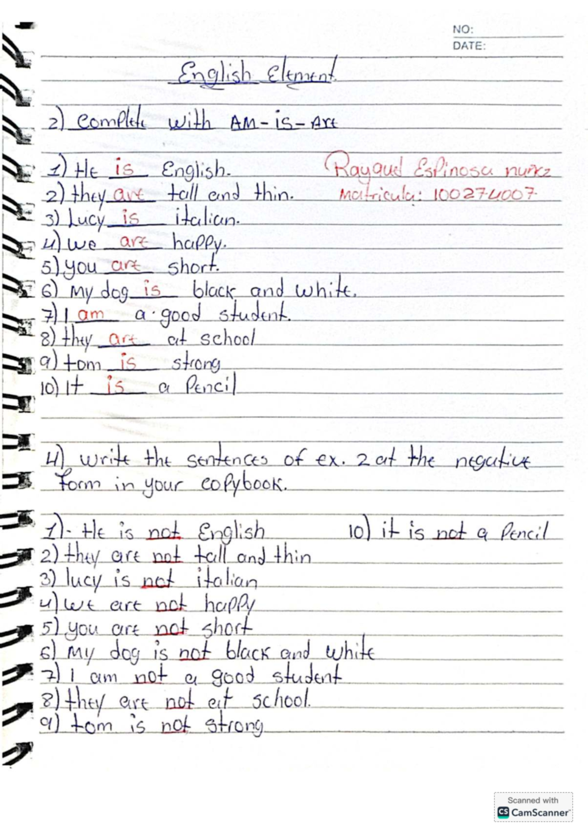 English 1 - Practice Exercises and Notes - Studocu