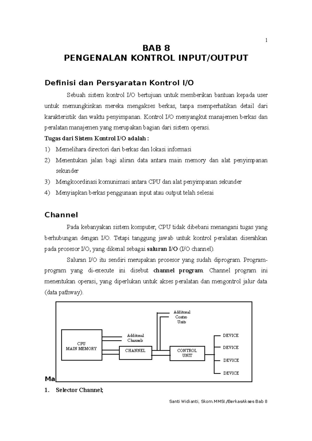 BAB 8 - Kontrol input dan output - BAB 8 PENGENALAN KONTROL INPUT ...