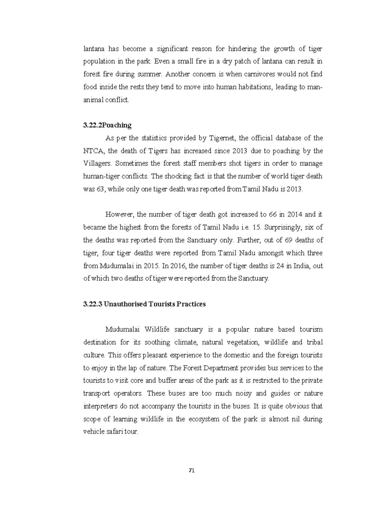 Eco-Development Committee Report on Mudumalai Wildlife Issues-15 - Studocu