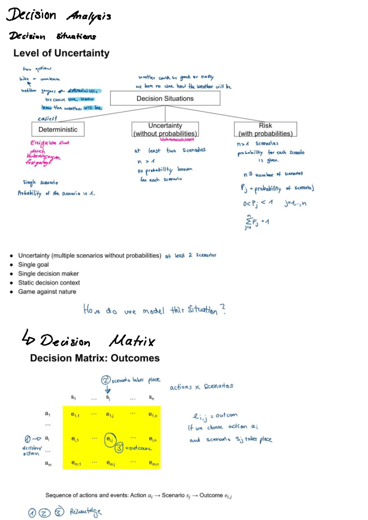 Decision Analysis Matrix: Maximax, Maximin & Expected Value Techniques ...
