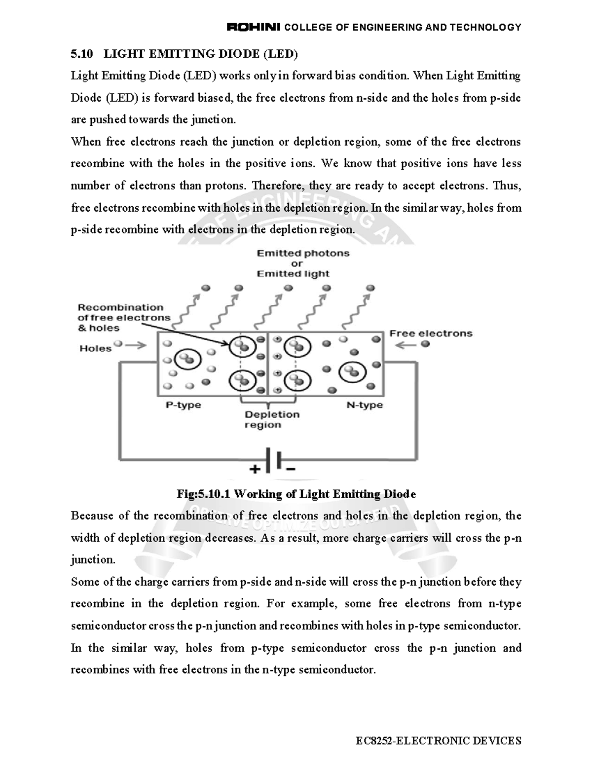 CET 5.10 Light Emitting Diode (LED) Overview and Applications - Studocu