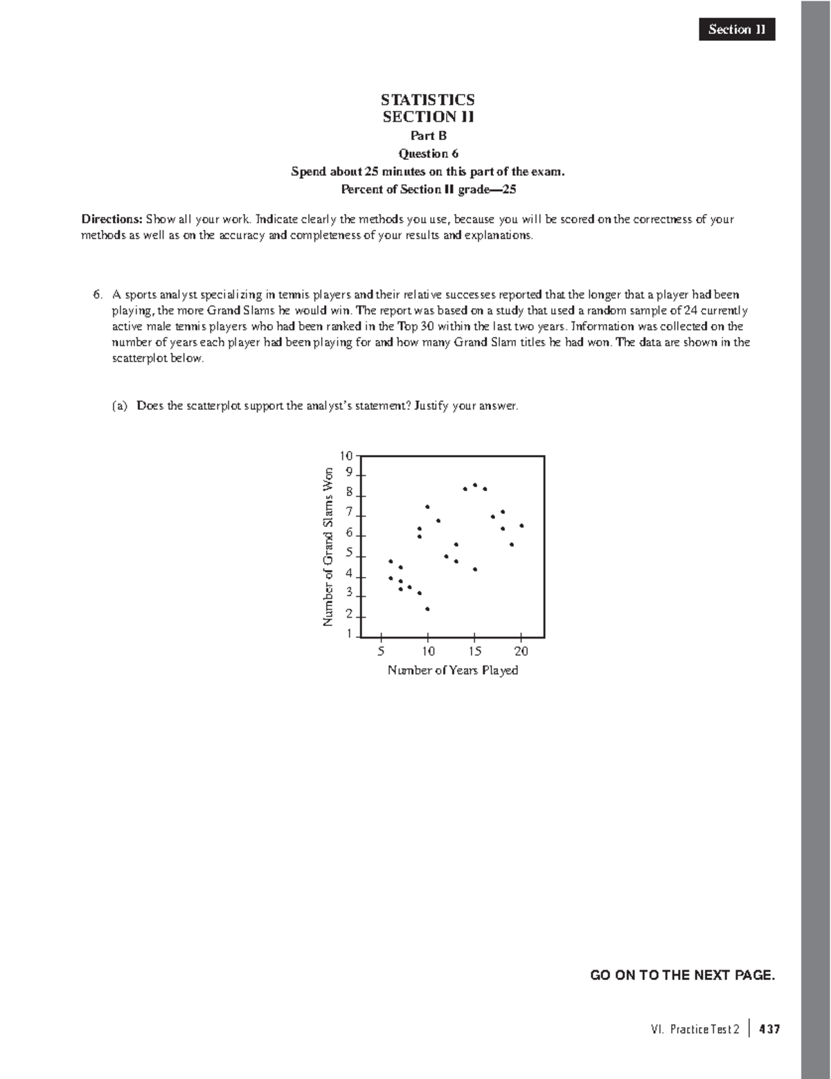 Statistics Practice Test 2: Analyzing Grand Slam Success Factors - Studocu