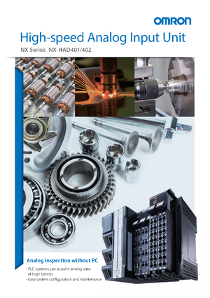 Nx-series analog i o unit - nx-ad da datasheet en - CSM_NX-AD_DA_DS_E_3 ...