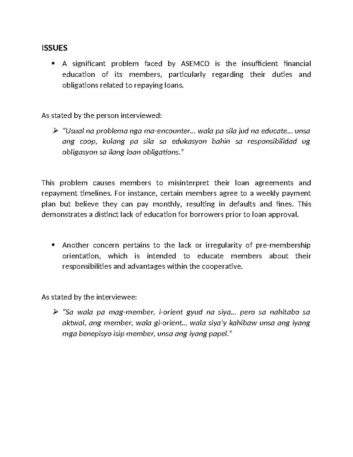 ASEMCO Issues & Challenges: Financial Education Gaps and Solutions ...