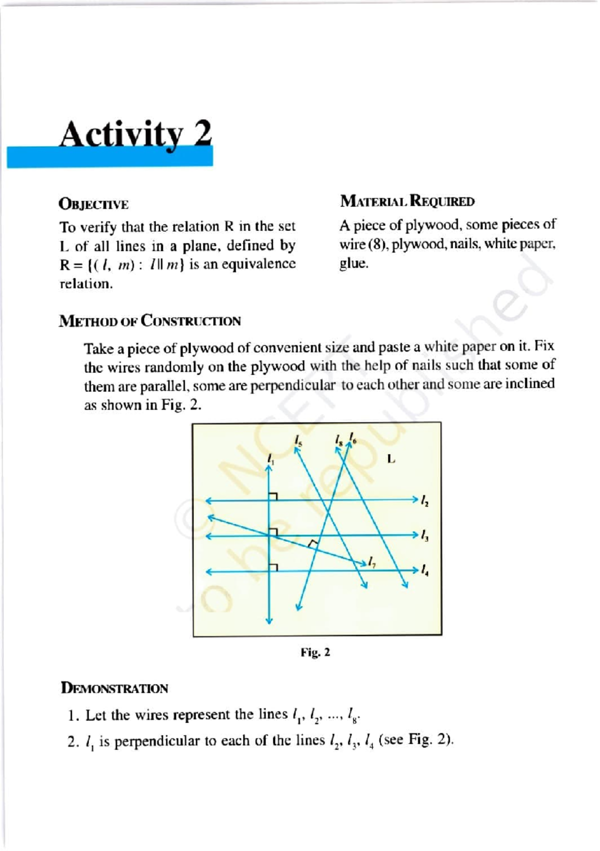 Activity 2: Understanding Equivalence Relations and Limits in ...