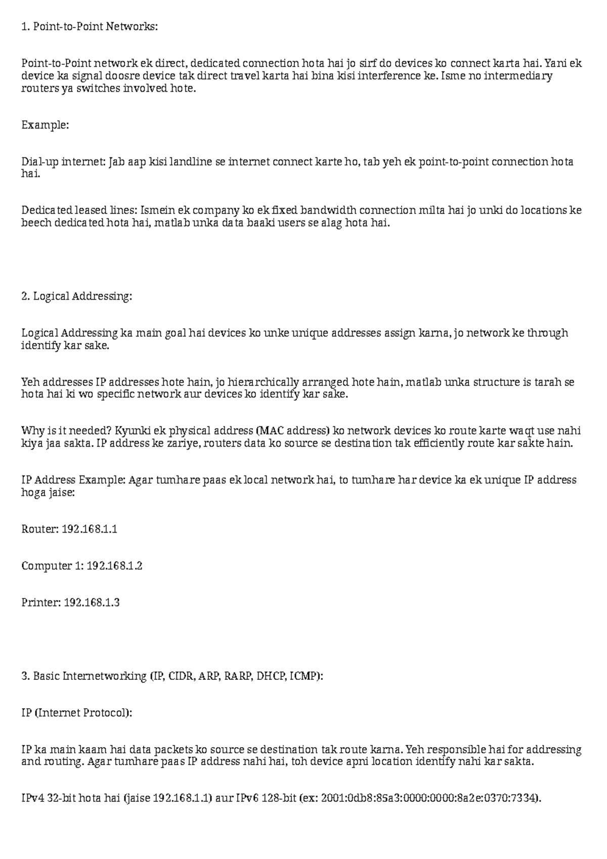 Unit 3 - Computer Networking Notes: Easy Guide to Concepts and ...