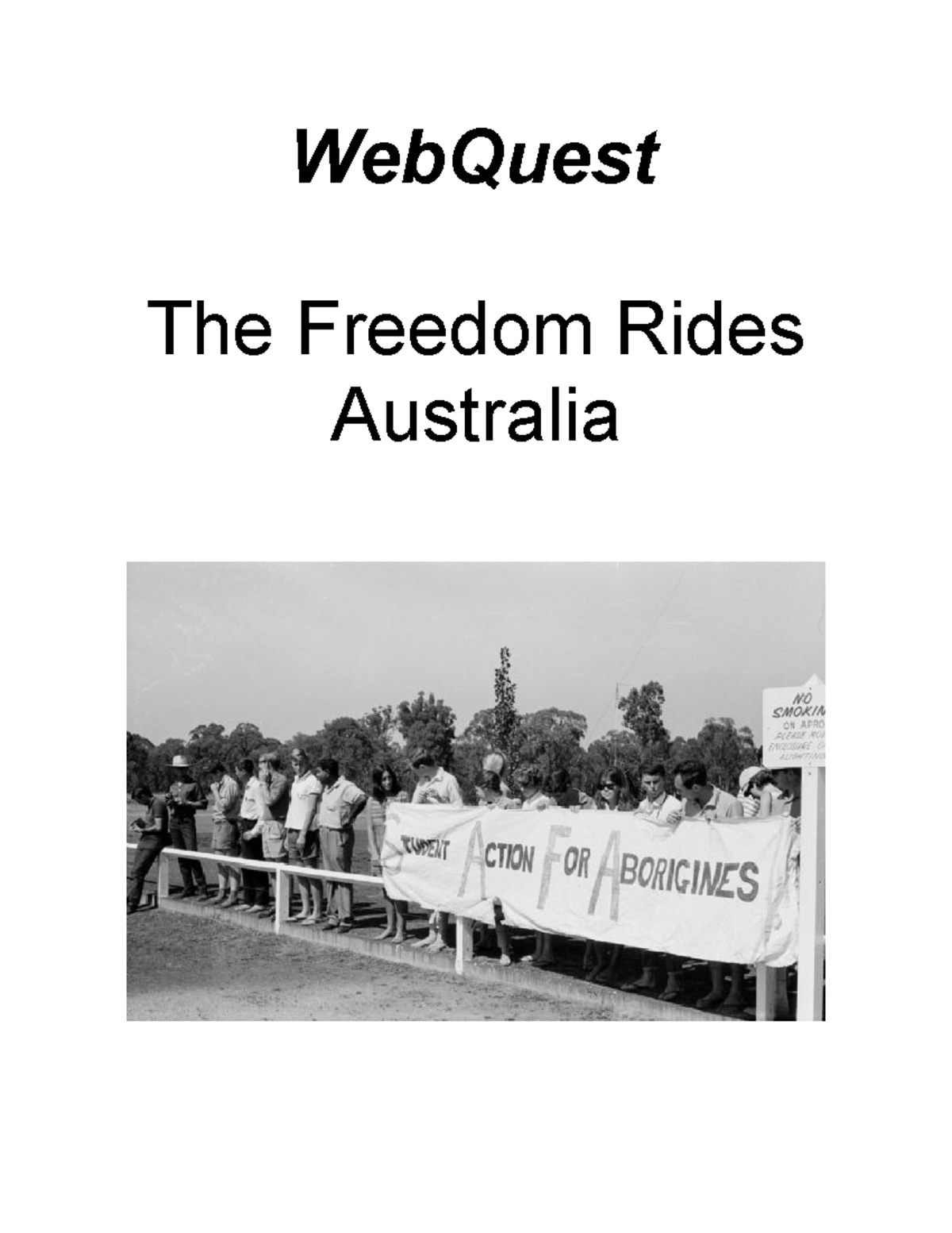 WebQuest: Exploring the Freedom Rides in Australia - Studocu