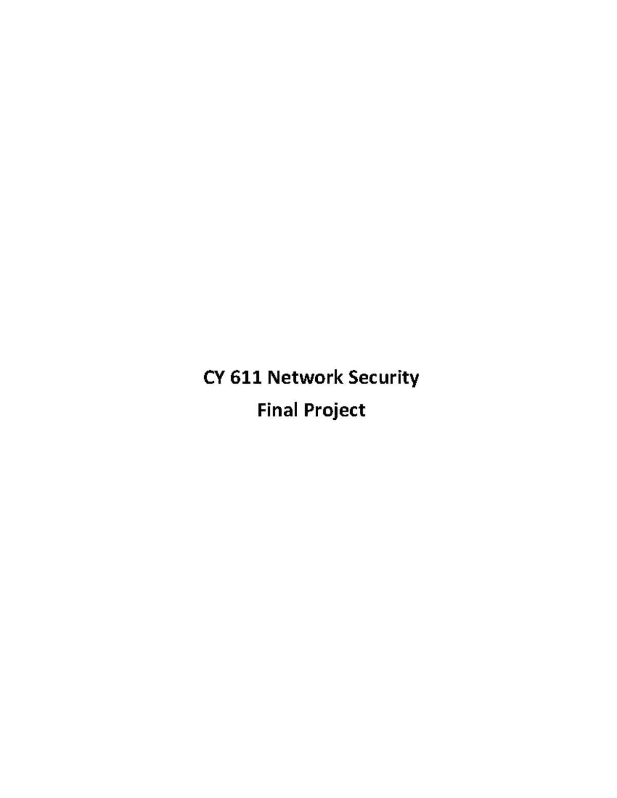 CY 611 Network Security Final Project: WAN Design & Configuration Notes ...