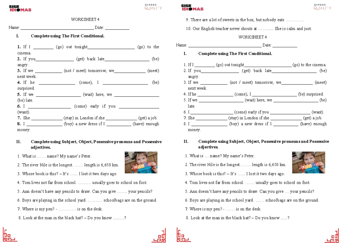 Worksheet 1 - BASICO 3: Verb Forms and Sentence Completion - Studocu