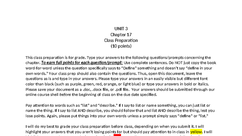 UNIT 3 Chapter 17 Class Prep: Emerging Adulthood Insights - Studocu