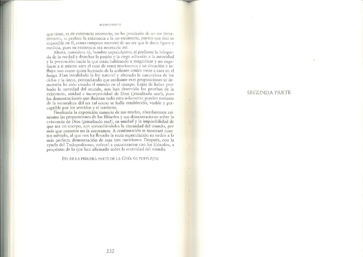 MAIMONIDES: Reflexiones sobre la Existencia y la Divinidad - Guía de ...