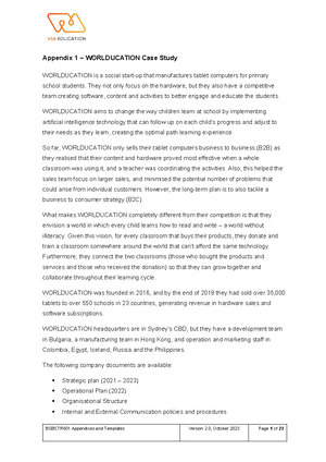 Bsbcrt 611 Task 1 Evie - TASK 1 - Task 1 1 the table outlining reliable ...