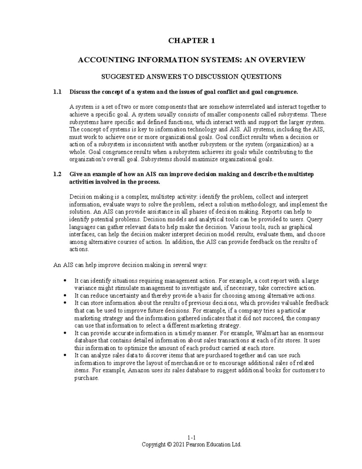 ACC 101 Week 2 Tutorial Solutions: Answers to Discussion & Problems ...