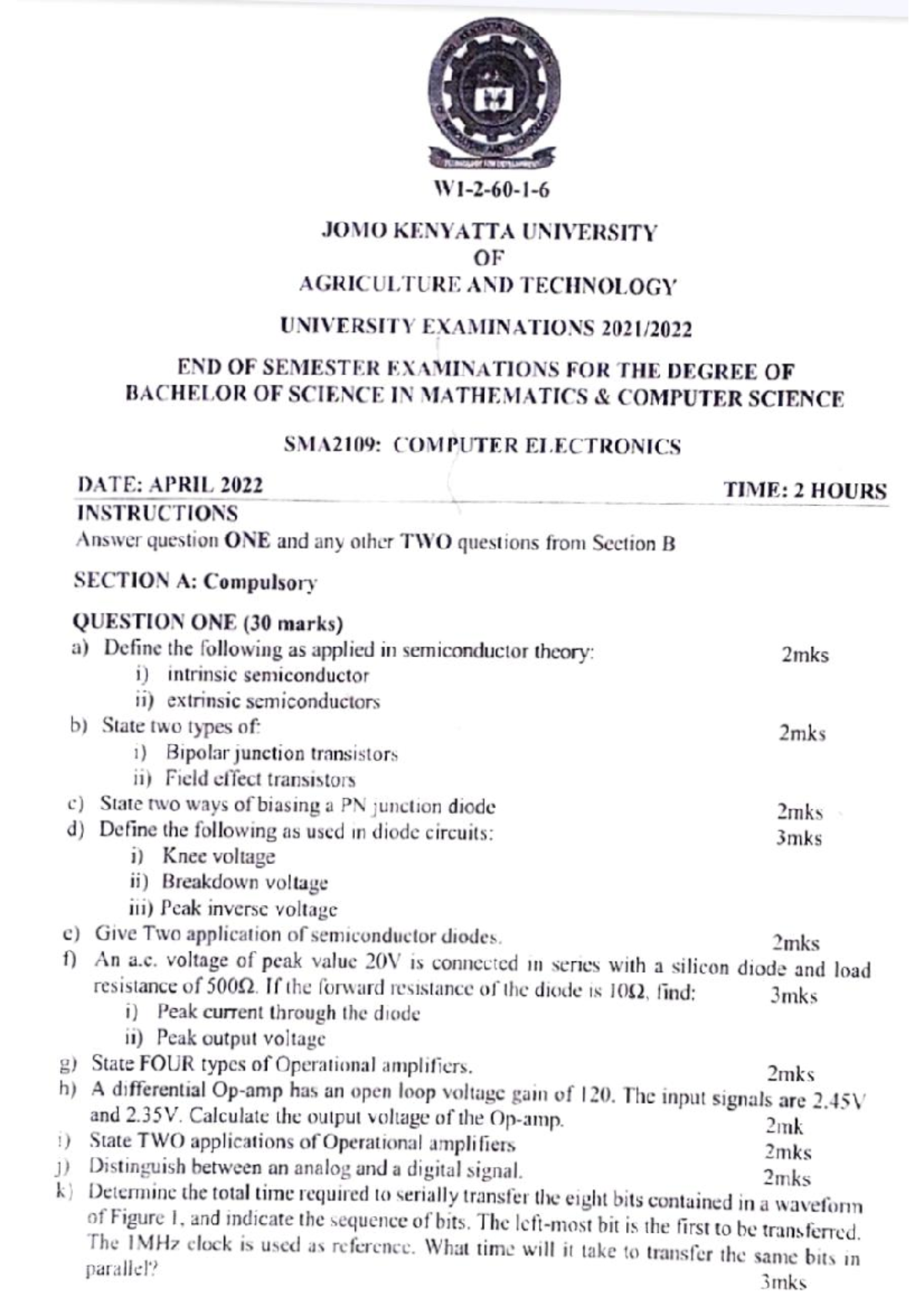 Computer Electronics Final Exam Review 2022 - Studocu