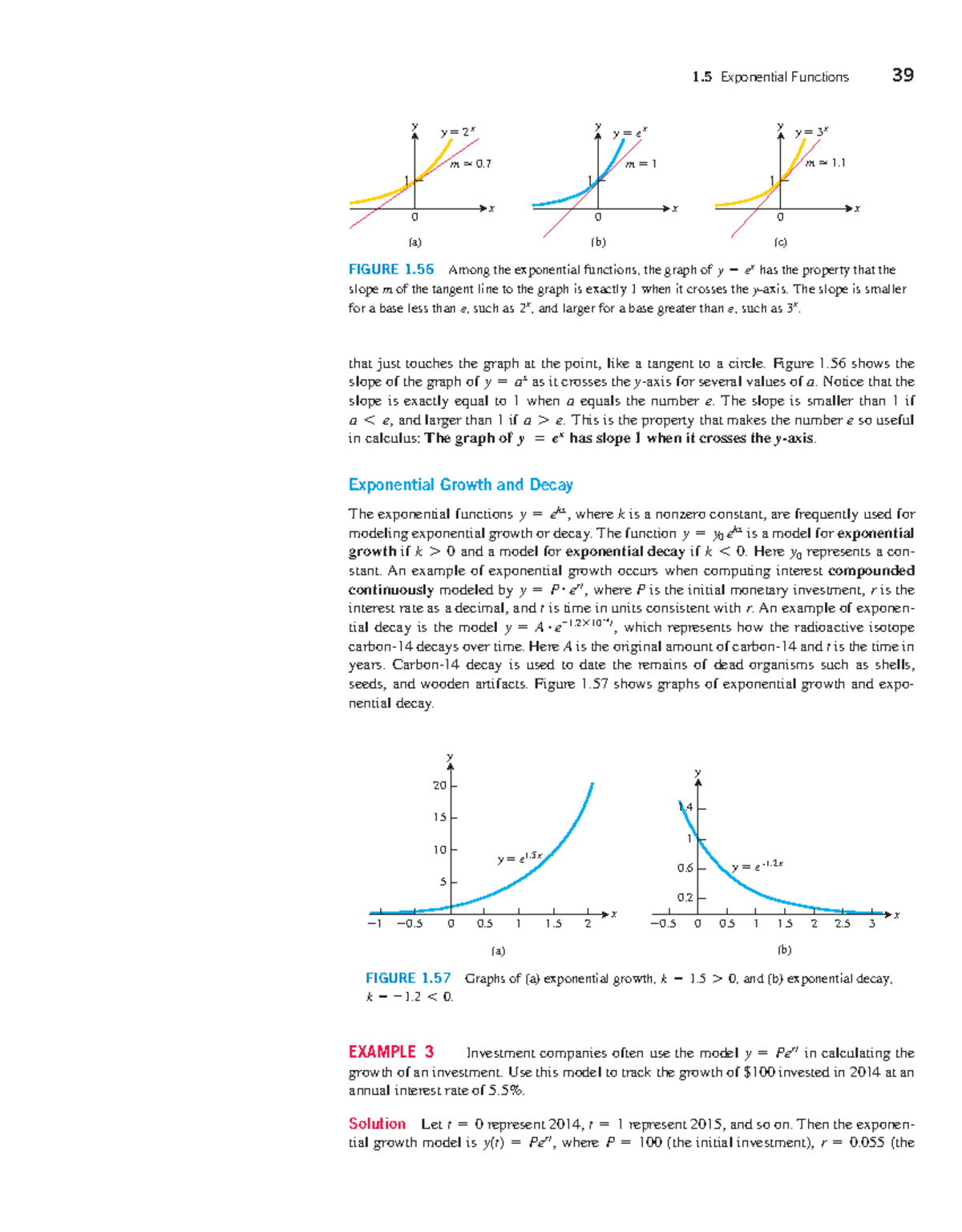 Thomas Calculus: Exponential Functions & Their Applications (Pages 53 ...