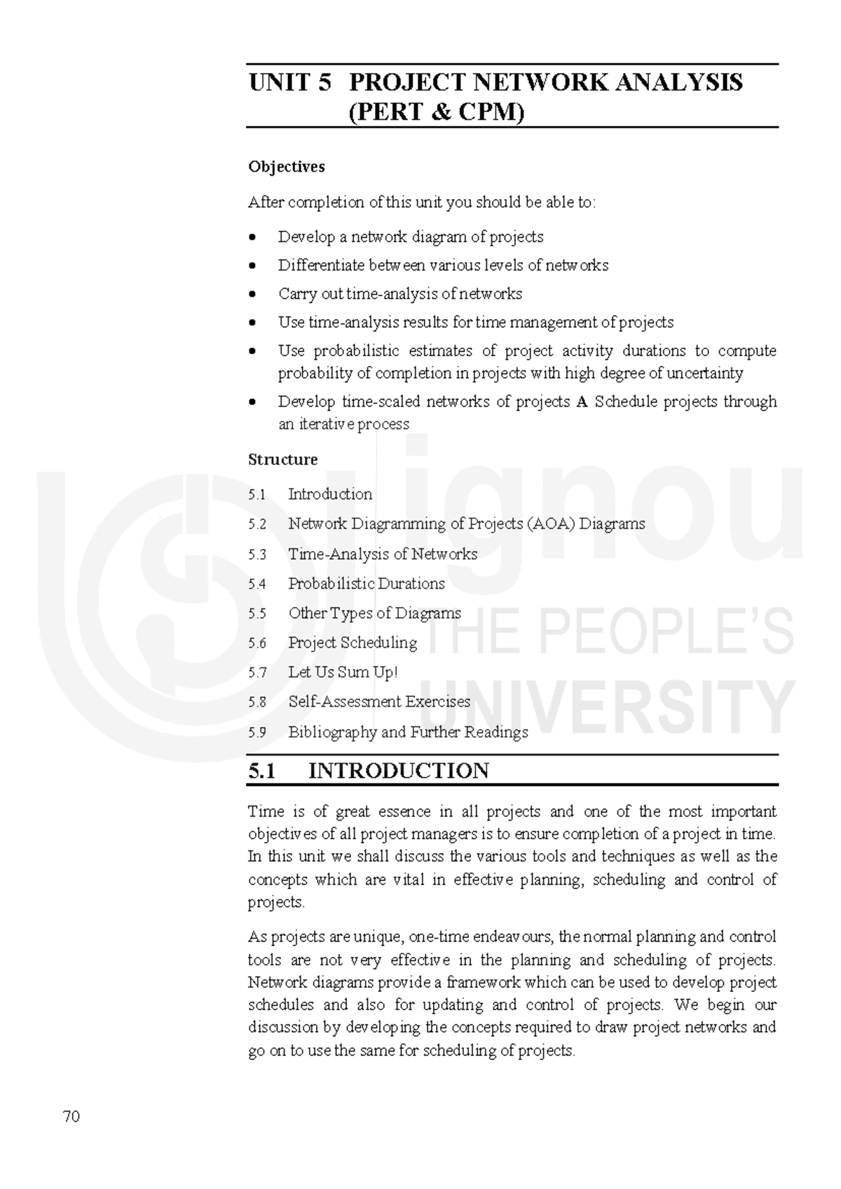PERT and CPM - ssssssssssssssssssssssssssssss - Project Planning UNIT 5 ...