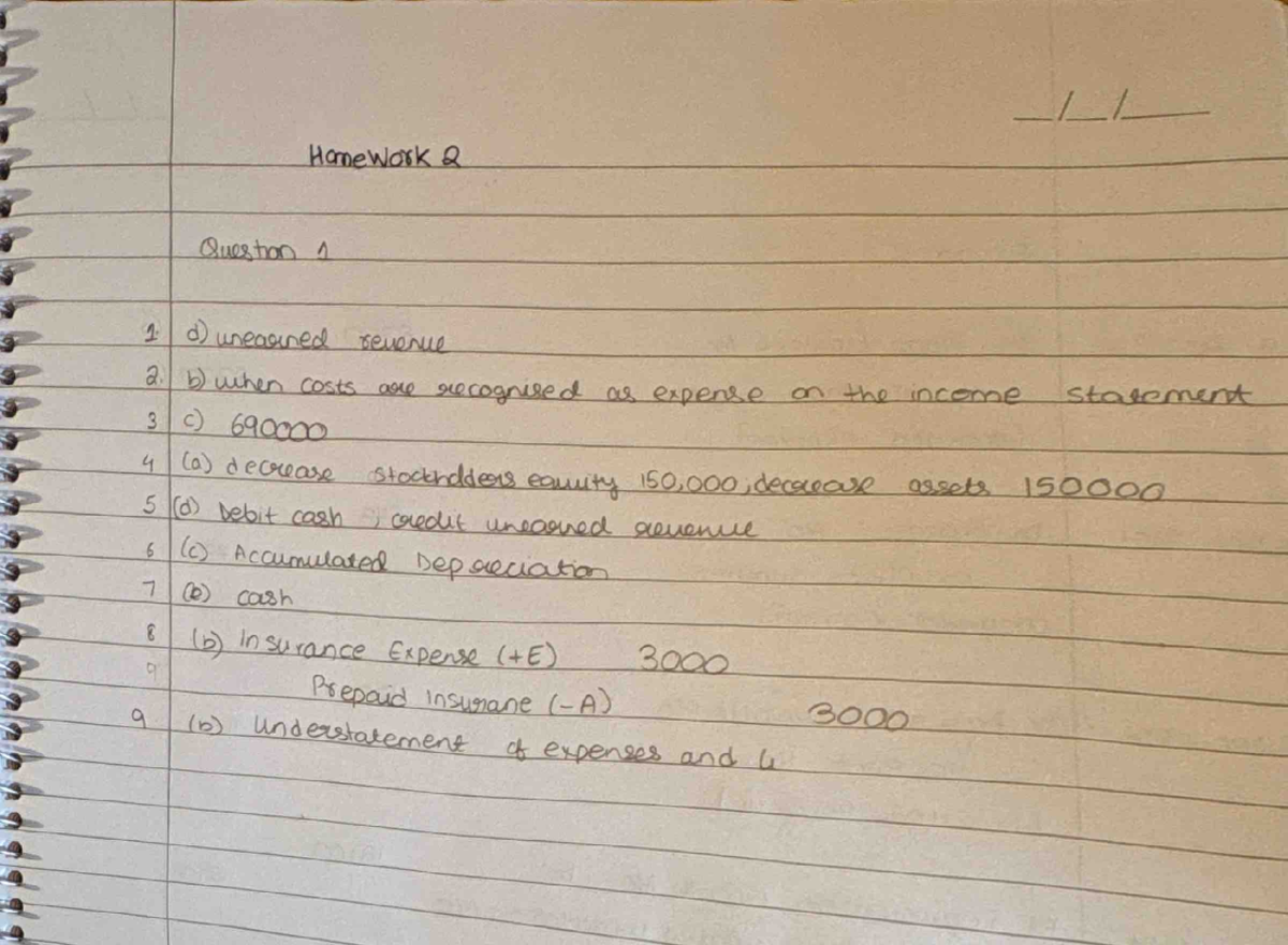 Accounts Homework 2: Solutions and Journal Entries - Studocu