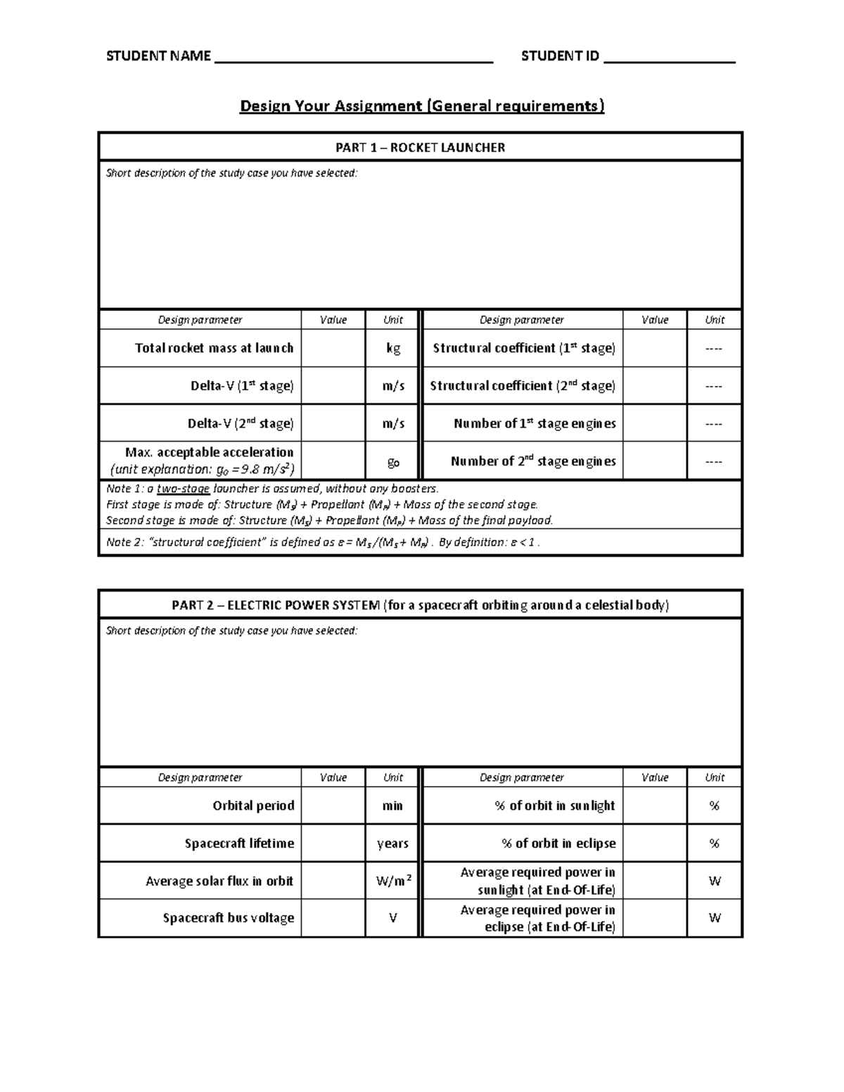 Design Your Assignment (ENGR 2026) - Rocket Launcher & Power System ...