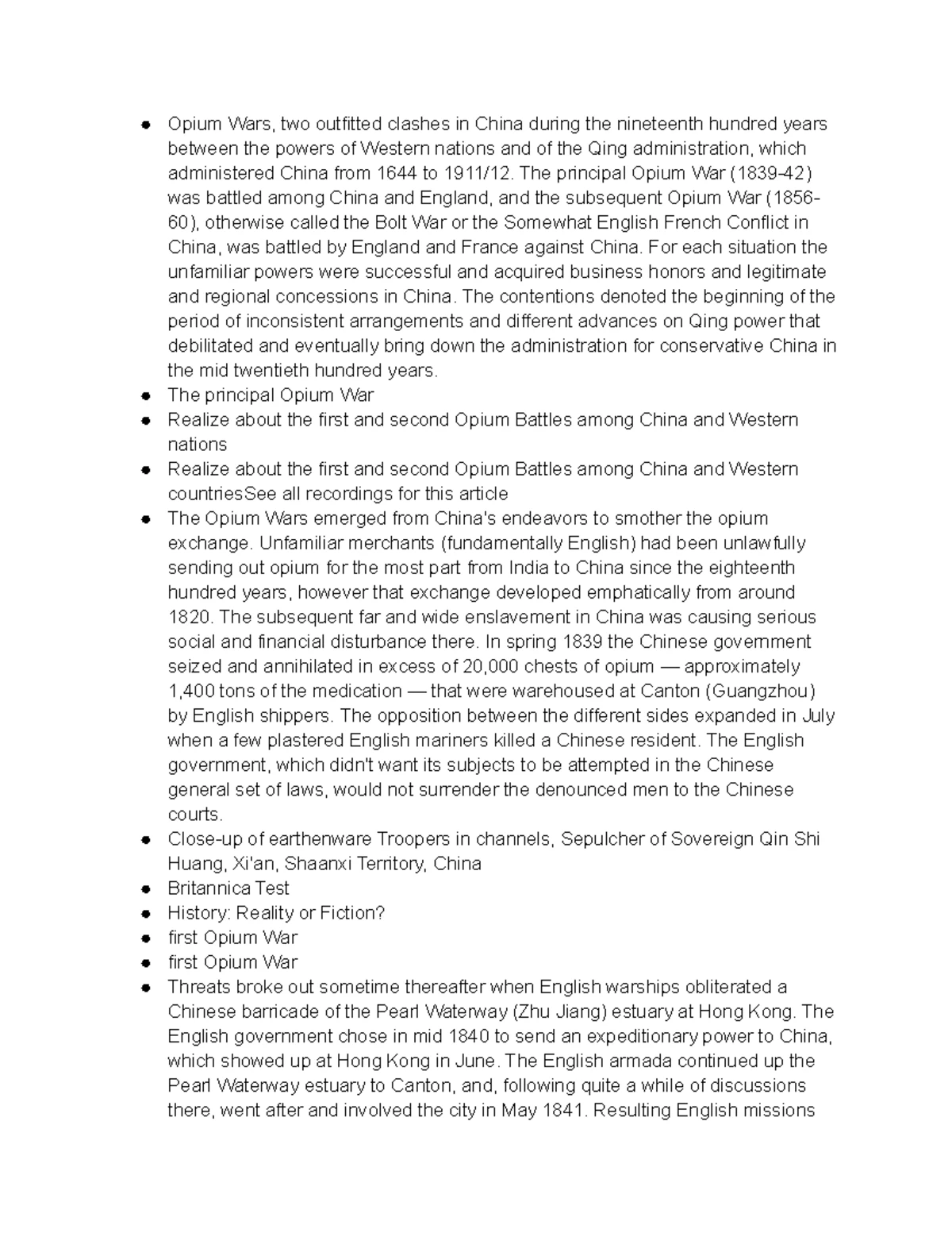 Power battles - Lecture notes from class - In the mean time, a few ...