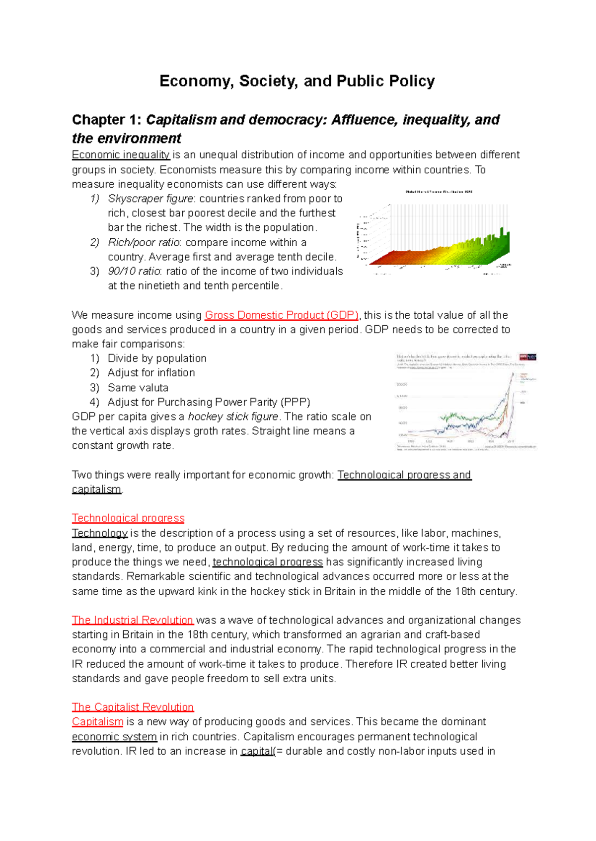 E&BE 101 Final Exam Summary: Economy, Society, and Public Policy ...