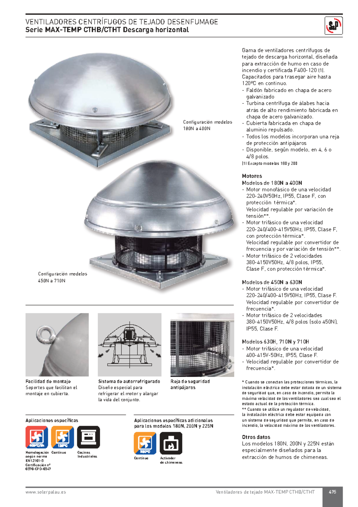 CATÁLOGO DE VENTILADORES CENTRÍFUGOS DE TEJADO - ASIGNATURA VENTILACION ...