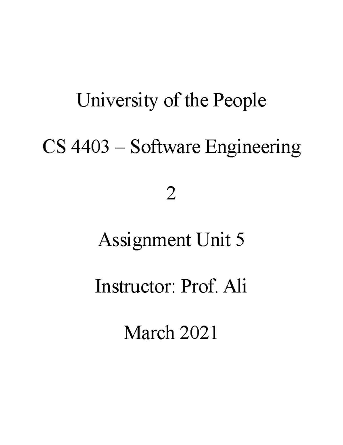 Review Quiz 8: Questions & Answers for CS 4403 - Studocu