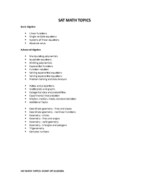 Advanced Algebra and Functions - ACCUPLACER Test Preparation Guide ...