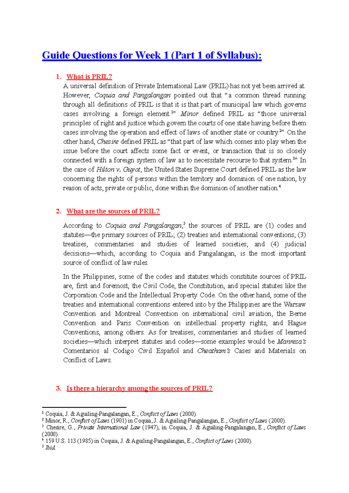 PRIL Week 1 Guide Questions - Guide Questions for Week 1 (Part 1 of ...