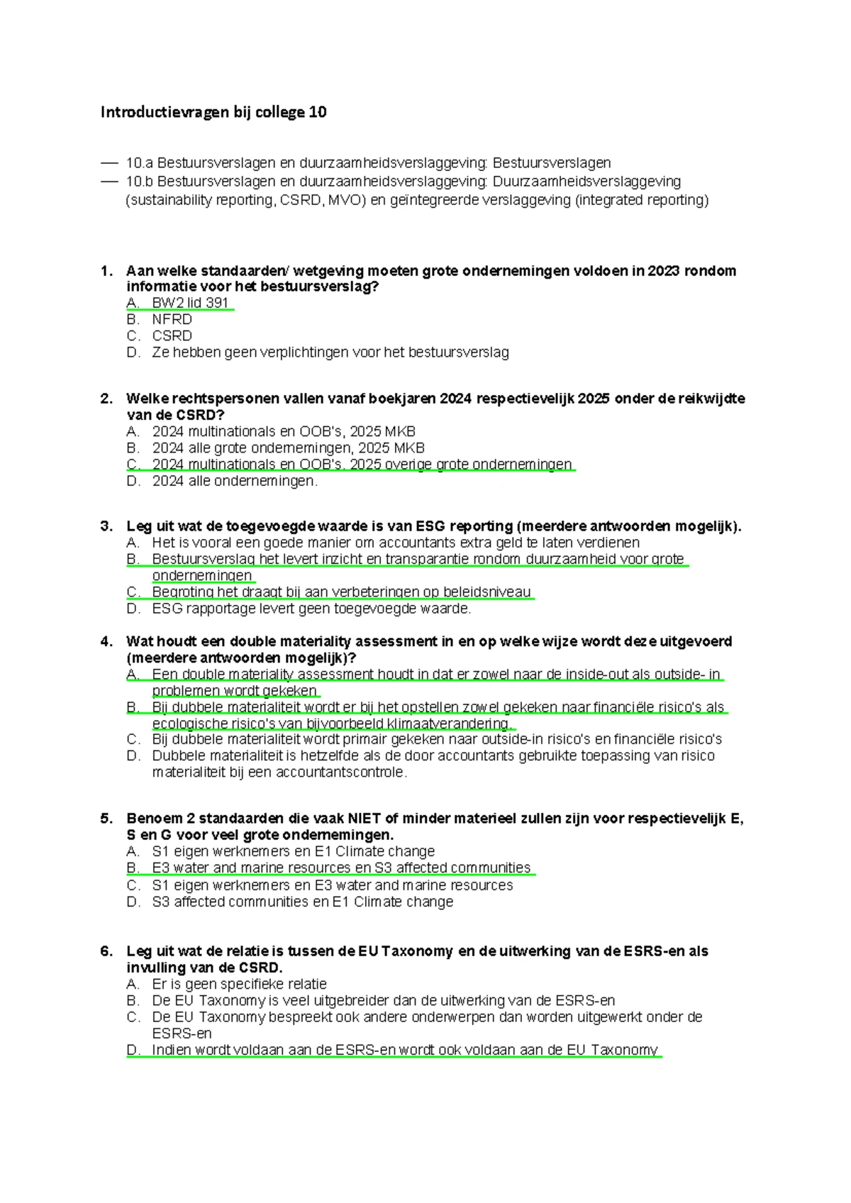 Uitwerking Casuïstiek Weergave van Bijzondere Waardeverminderingen (RJ 121,  IAS 36) - Studeersnel
