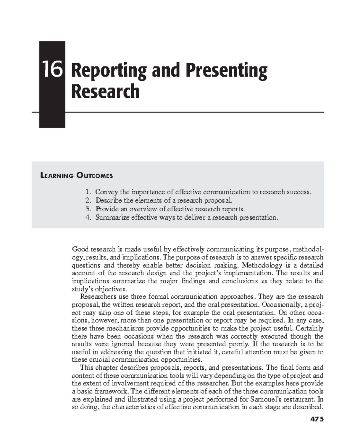 Joe F. Hair chapter 16 - business research methods - MKTG - 475 Good ...