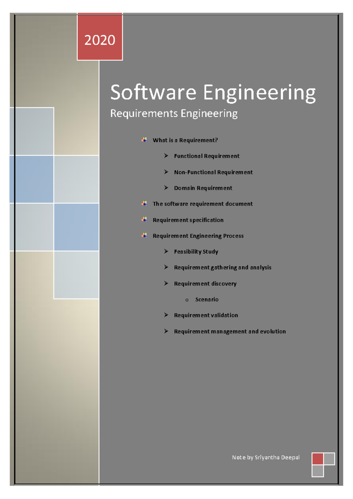 REQ-ENG 101: Comprehensive Study Notes on Requirements Engineering ...