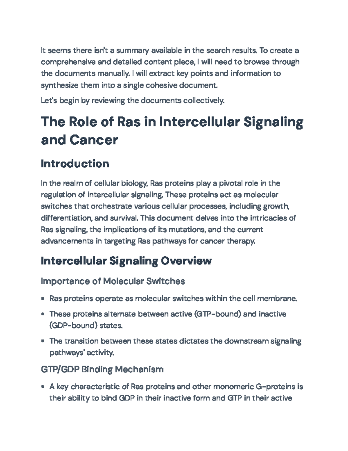 Ras Proteins in Cell Signaling & Cancer Therapy: A Comprehensive ...