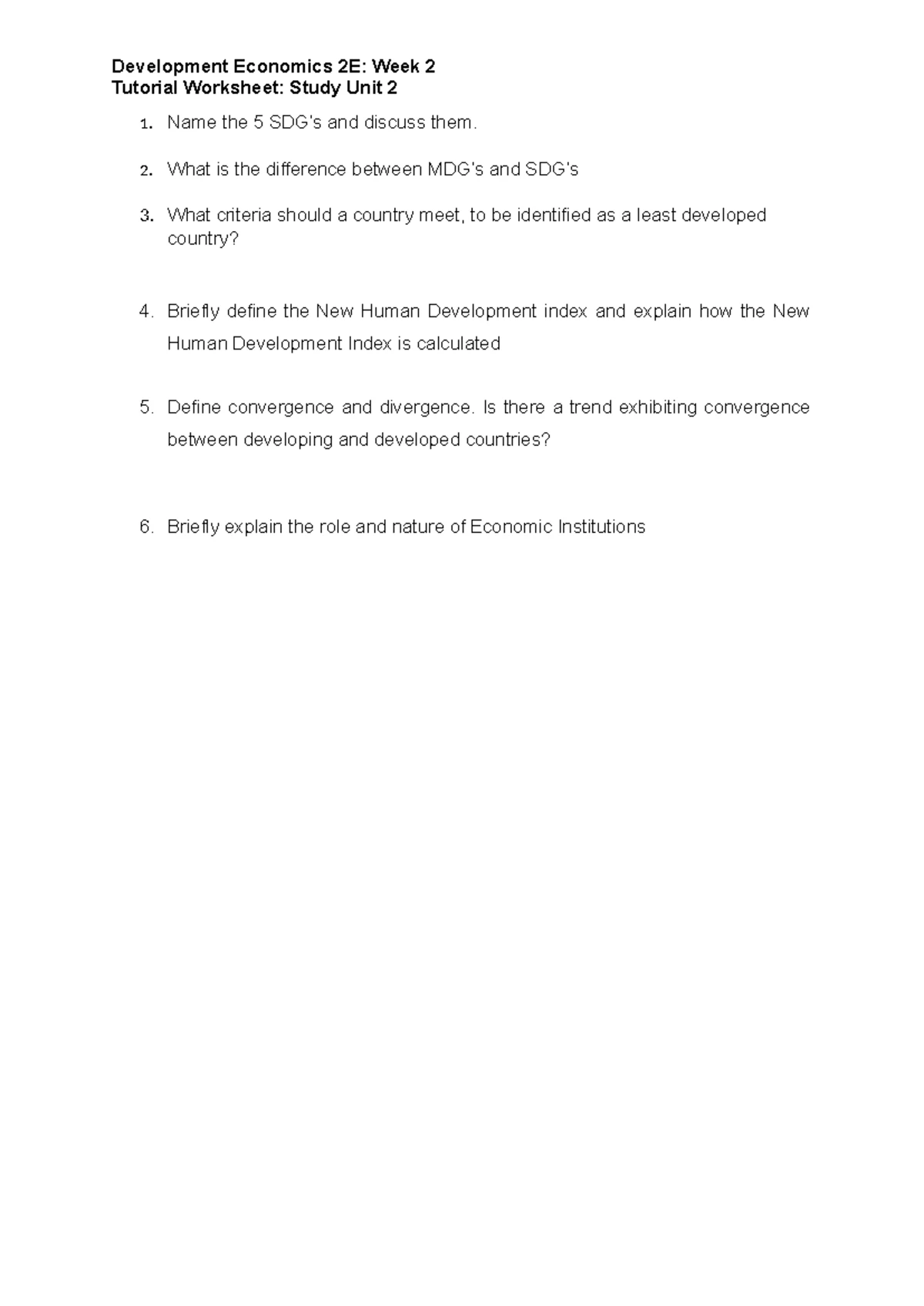 ECM02A Semester Test 2 2023 - Econometrics 2A Review Notes - Studocu