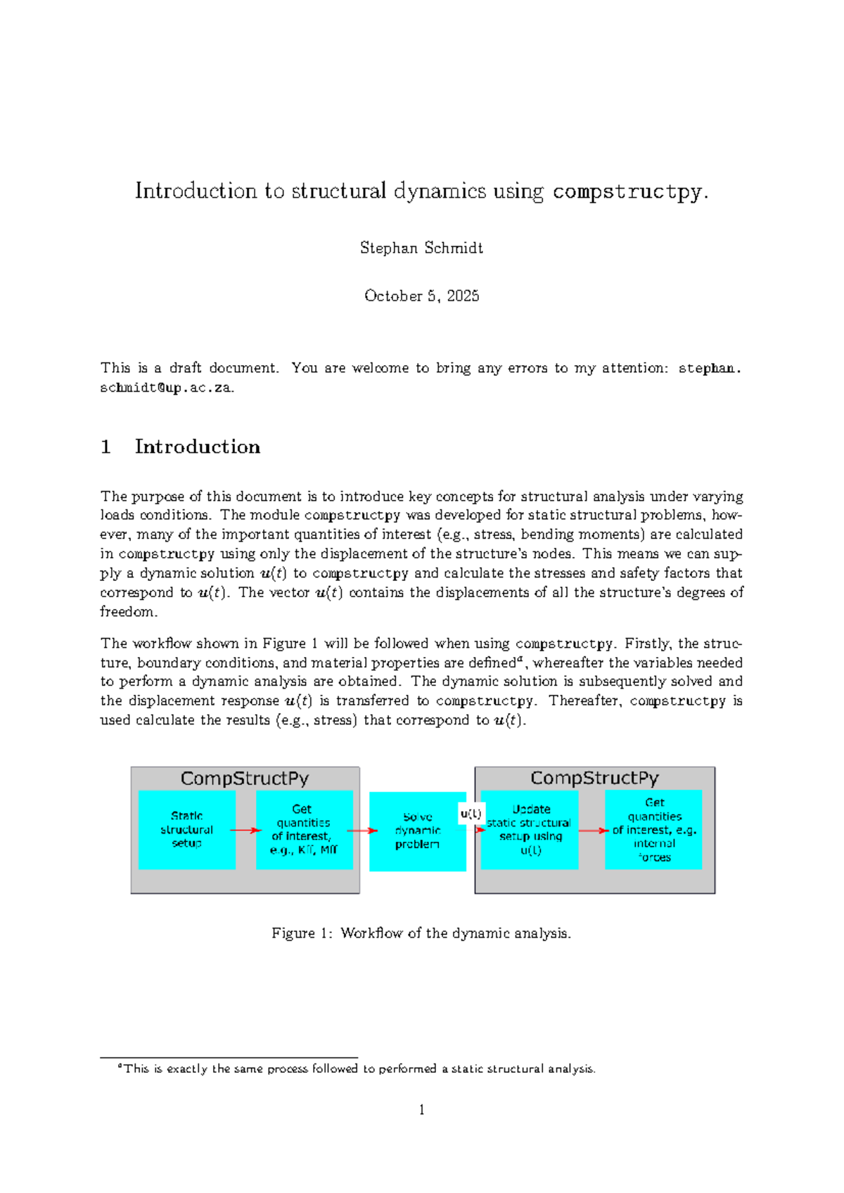 T3 Dynamic 3b: Intro to Structural Dynamics with CompStructPy - Studocu