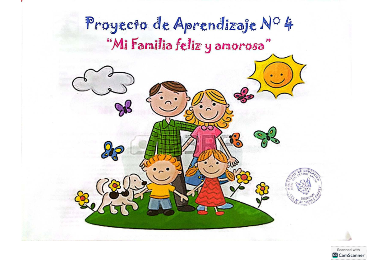 Proyecto de Aprendizaje No 4: Mi Familia Feliz (30 Jun - 11 Jul 2025 ...