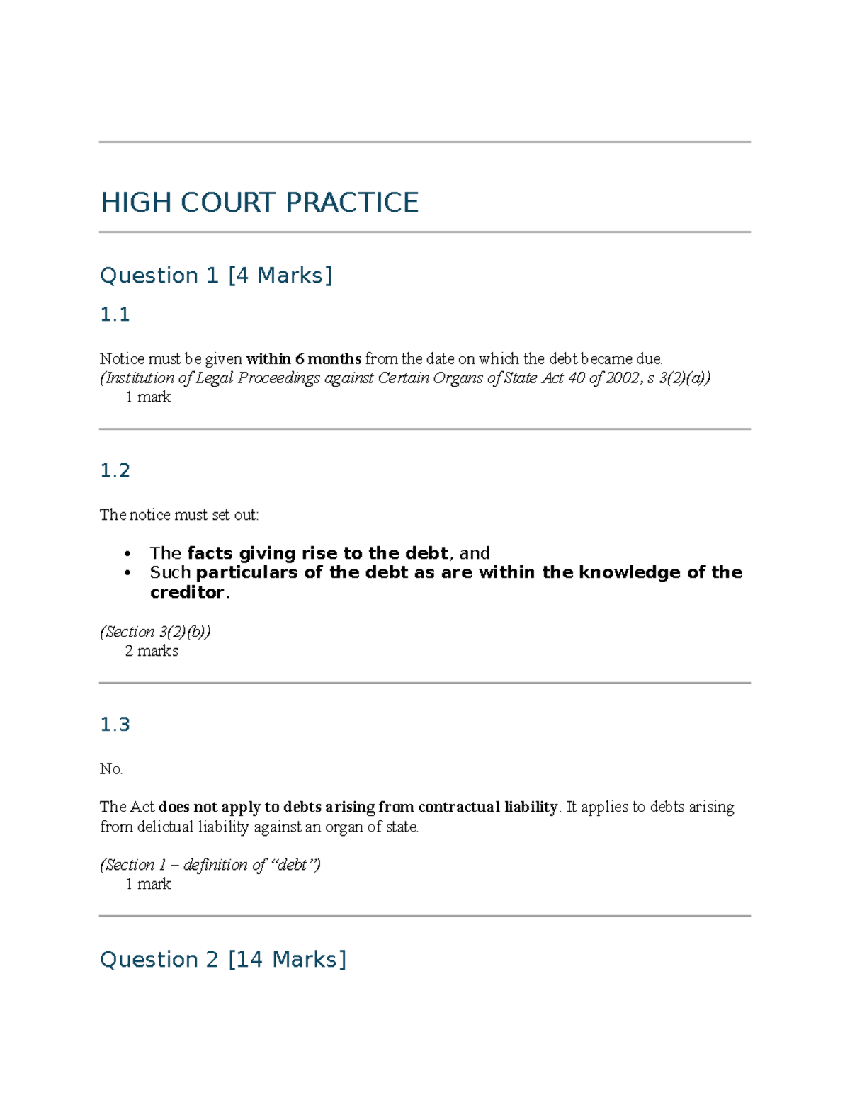 HIGH COURT PRACTICE: Comprehensive Guide to Legal Procedures and ...