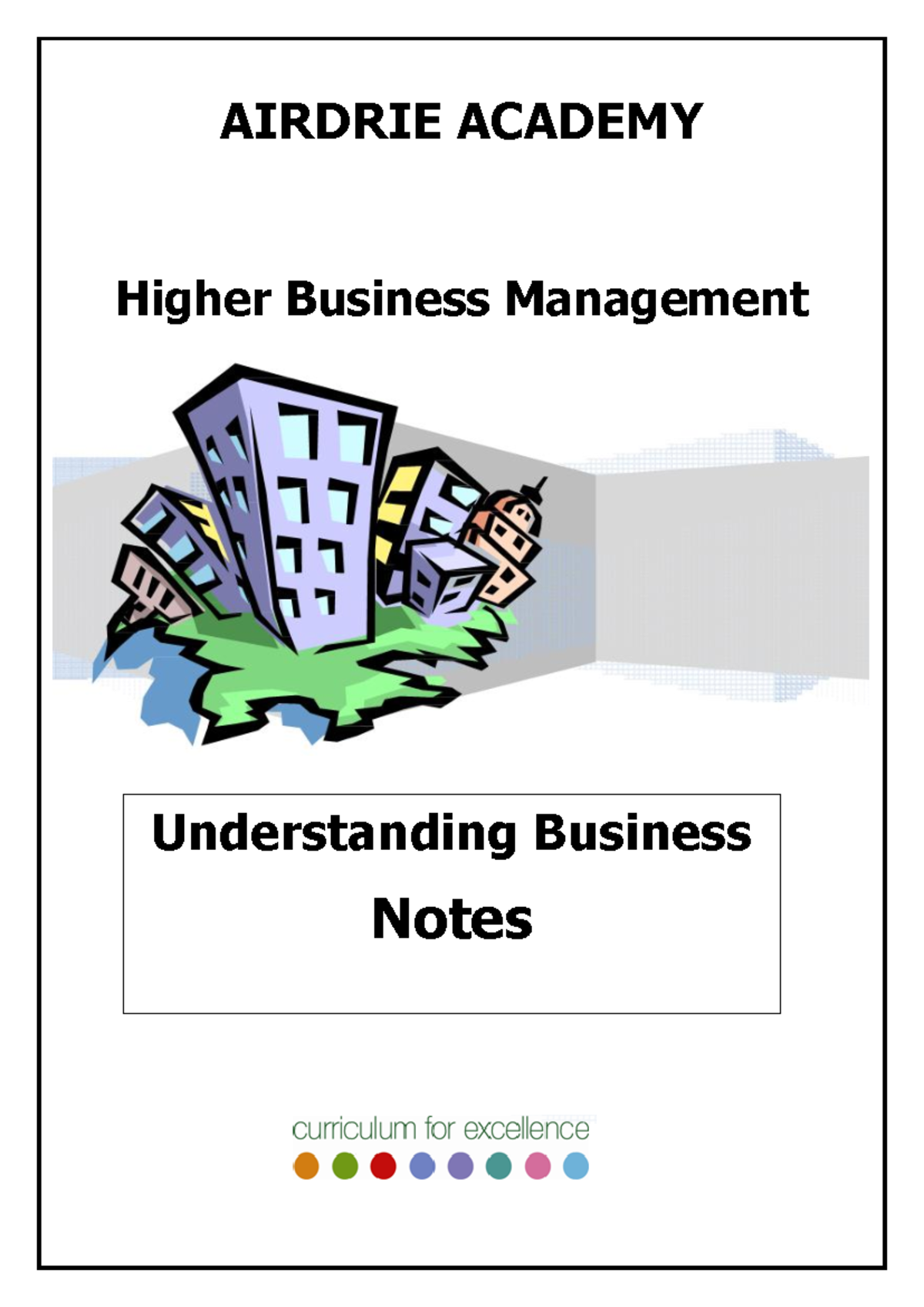 H Cf E Understanding Business: Key Revision Notes for Success - Studocu