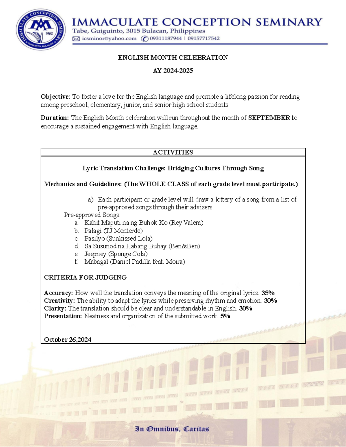 English 20 Month - it is more on concerning for the cause of academic ...