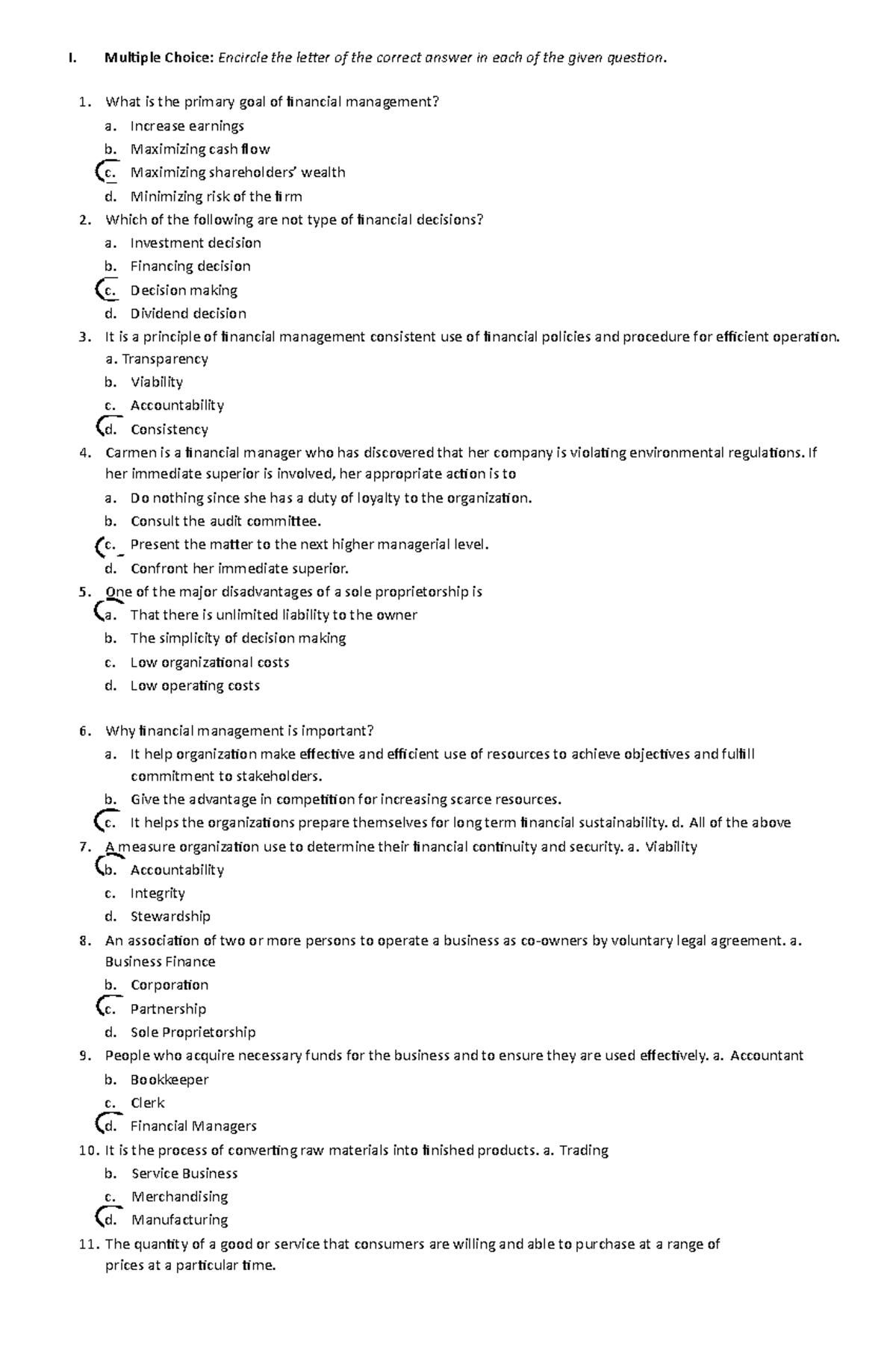 Public Finance (PF 101) Midterm Exam Review & Practice Questions - Studocu